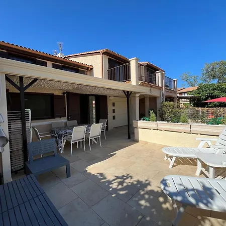 Domaine De A 600m De La Plage, Belle Climatisee 3 Chambres, 5 Couchages Terrasse Wifi, Acces Payant Pour Les Animations Et Piscines Lrpdse3 Portiragnes